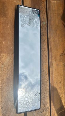 Hand etched Clip on Rear view mirror