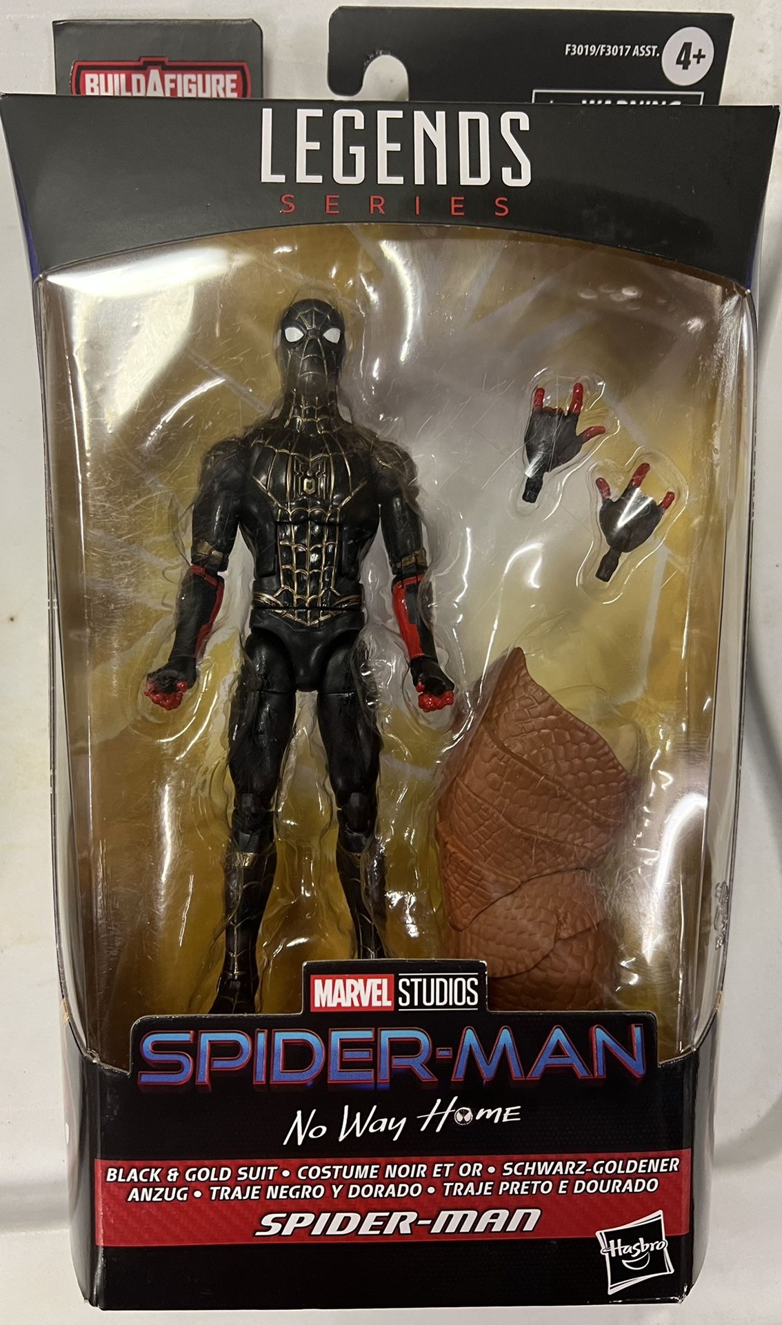 Marvel Legends Spider-Man No Way Home Black Gold Suit