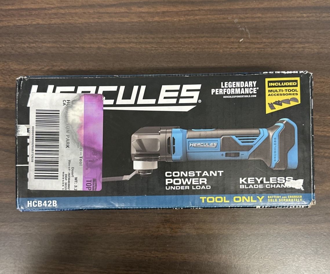 Hercules HCB42B 20V Brushless Cordless Oscillating Multitool