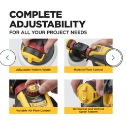 WAGNER Handheld Paint Sprayer: HVLP Handheld, Pressure, 10 in Overall Ht, Electric, Stains, 120V AC.
NOTE: WAGNER Don't turn on.