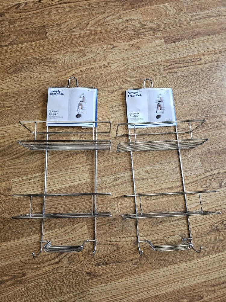 Lot Of 2 Simply Essential Shower Caddy