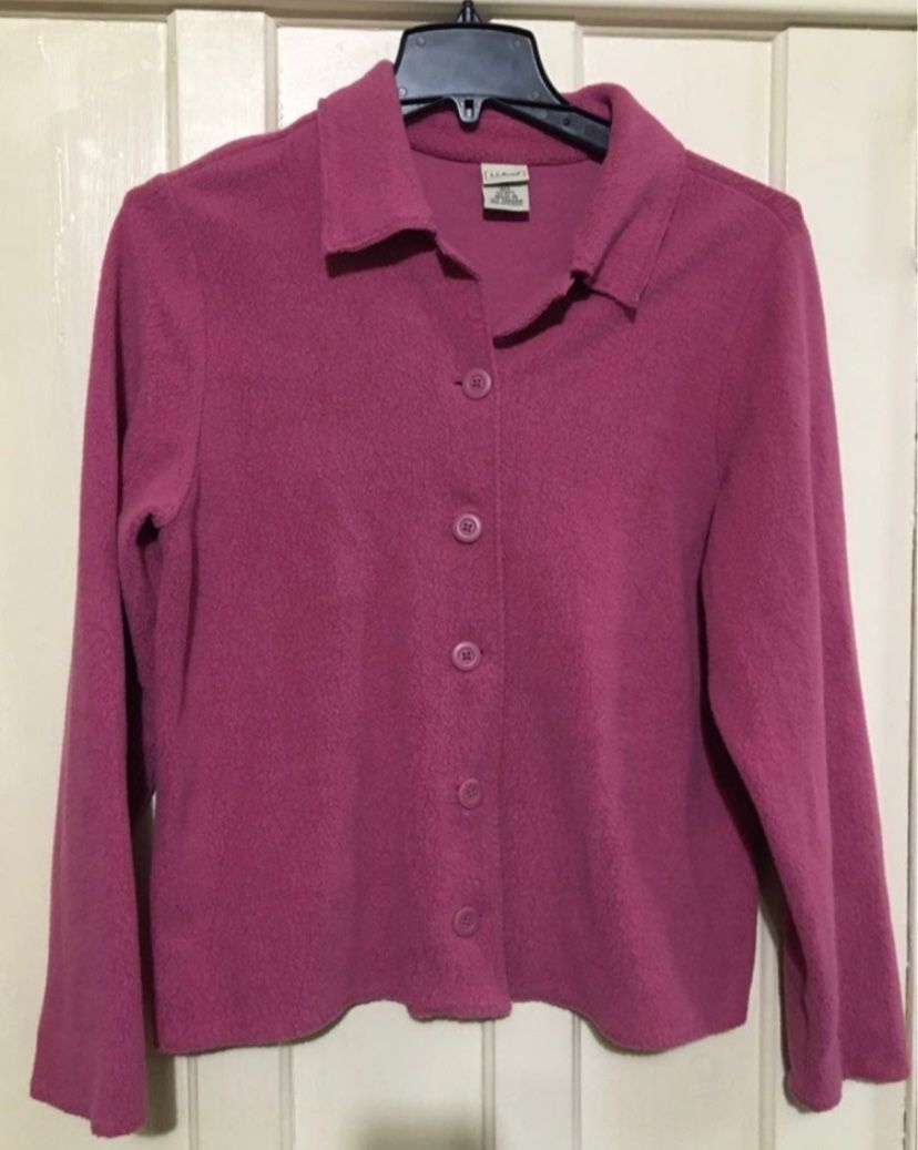 L.L.Bean women’s fleece jacket Large