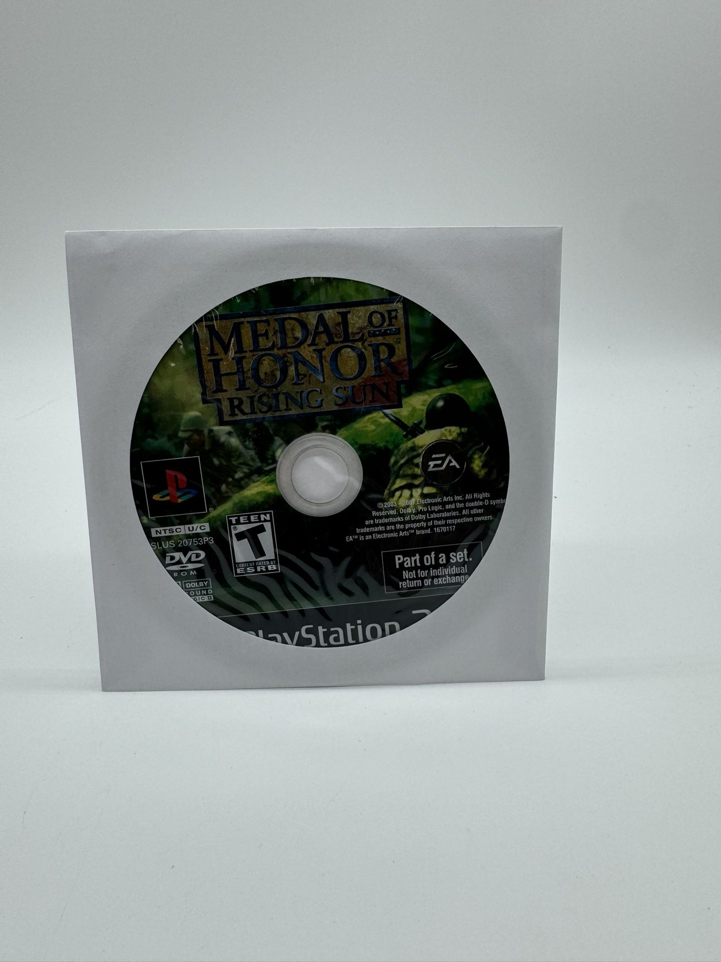 Medal of Honor Rising Sun (Sony PlayStation 2 PS2) Disc Only Tested 