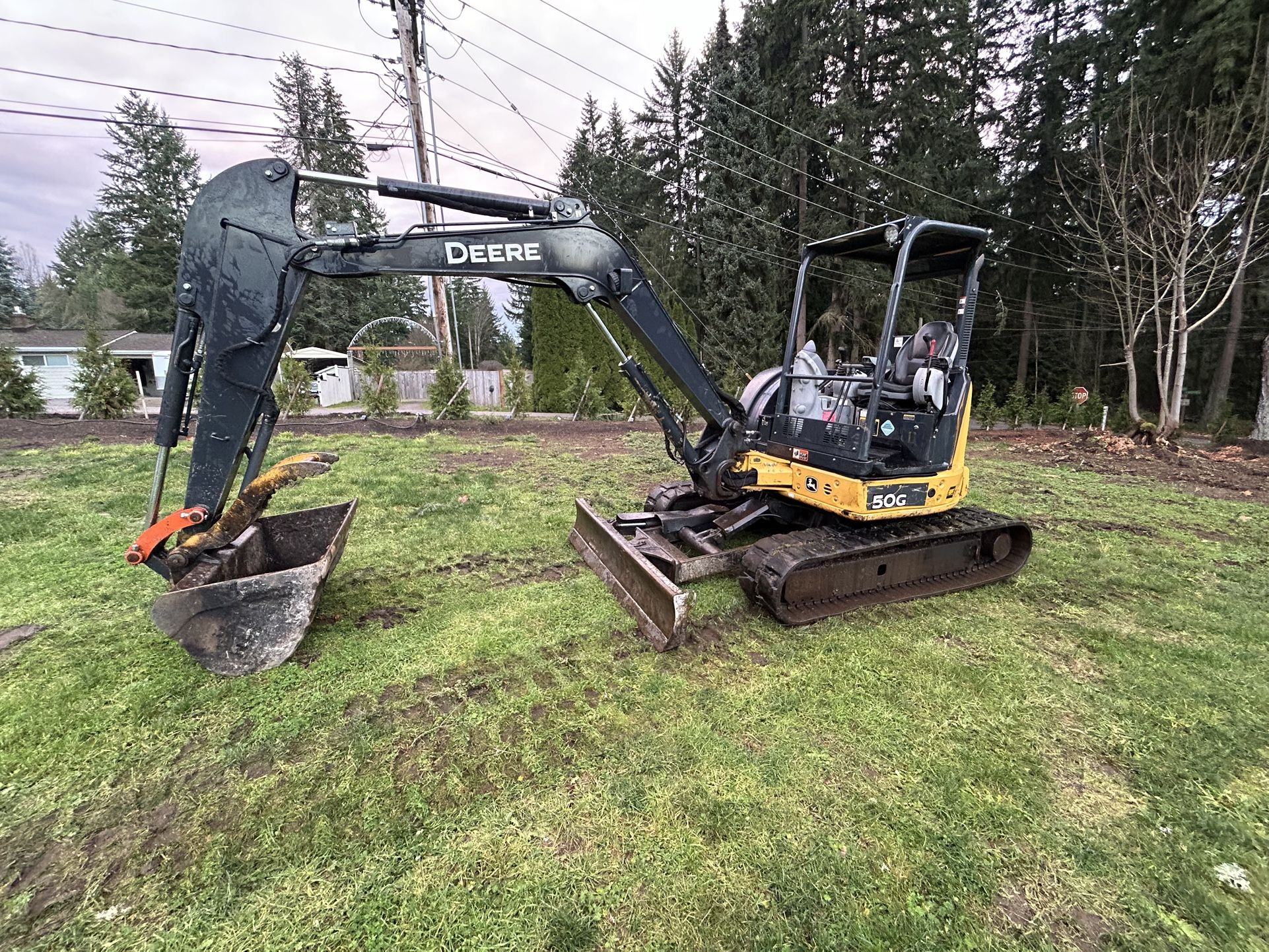 Mini Excavator John Deere