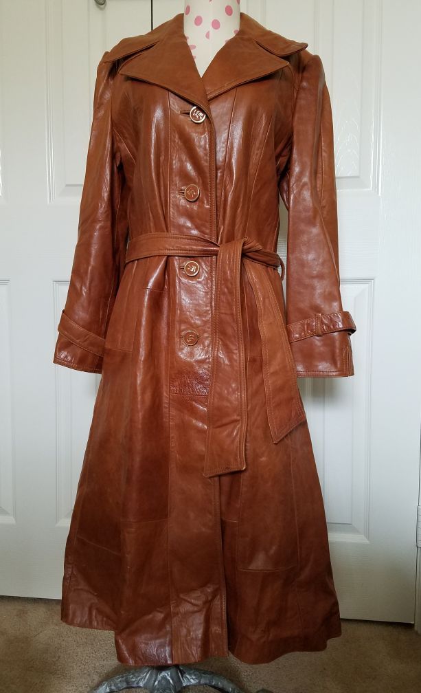 Women s Skin Gear leather trench coat medium Women s clothing
