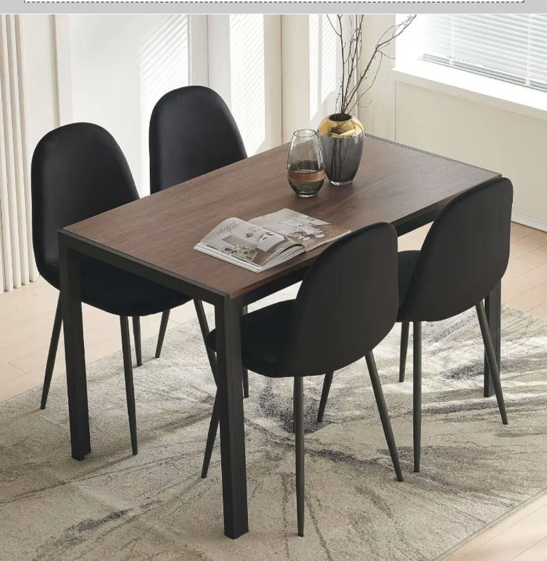 Brown Dining Table For 4