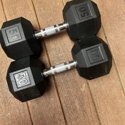50lb Dumbbell Set Never Used