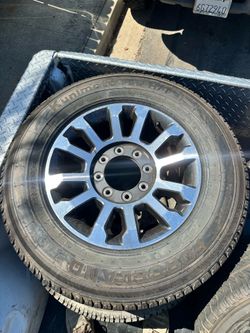 F250 lariat wheels new 265 tires
