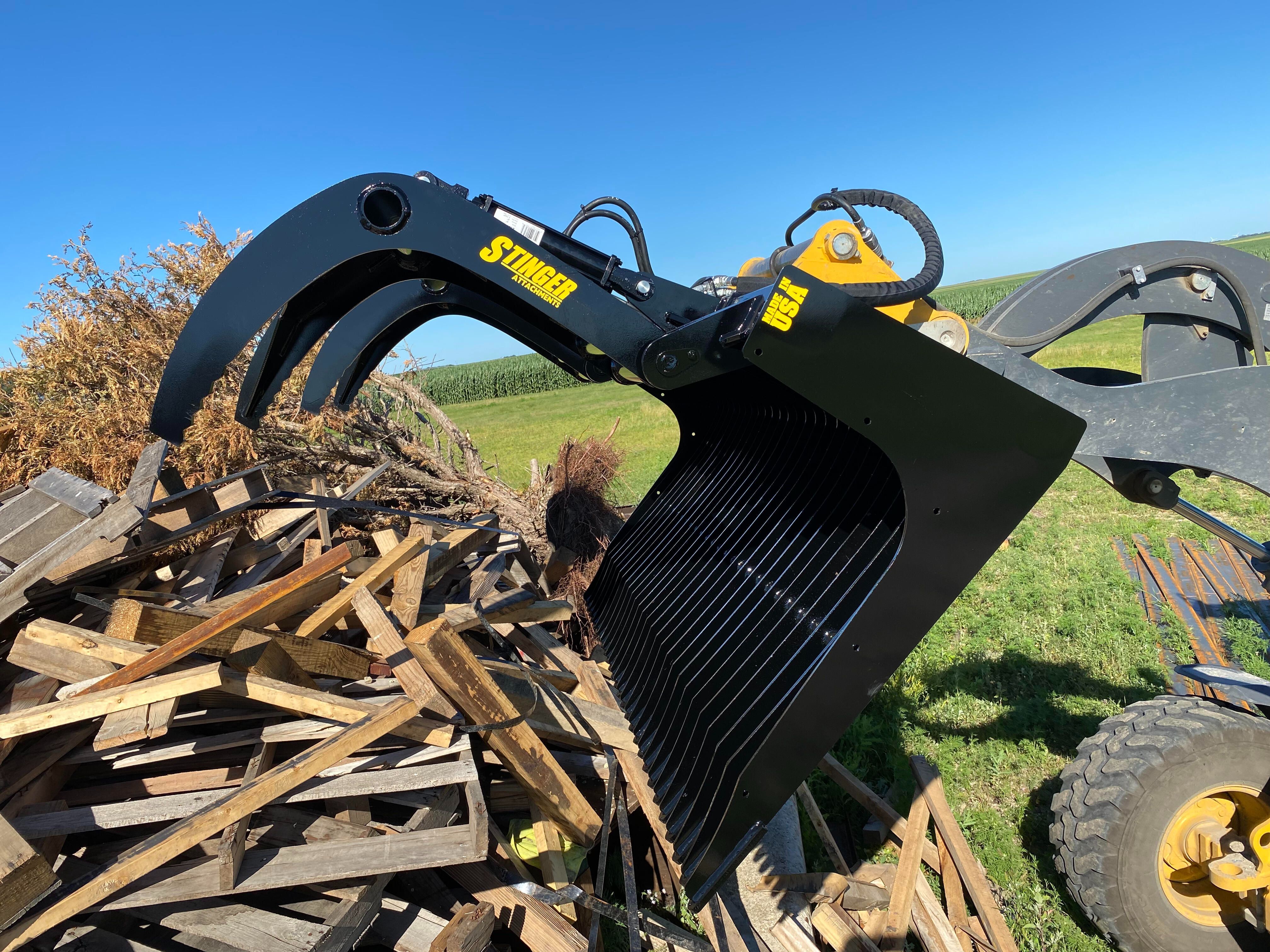 Stinger Attachments Rock & Brush Grapple (ROG-72)