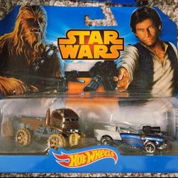 HOT WHEELS Hot Wheels Star Wars Chewbacca & Han Solo 2 Pack 2014