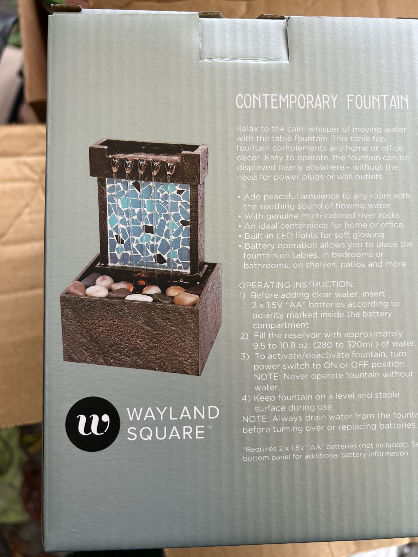 Tabletop Water Fountain