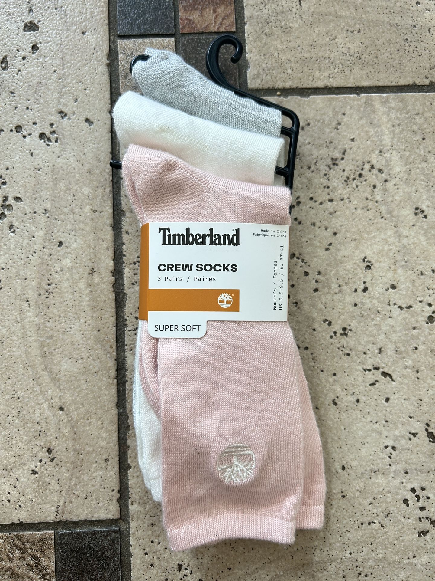 NWT Timberland Super Soft Crew Socks - 3 pairs