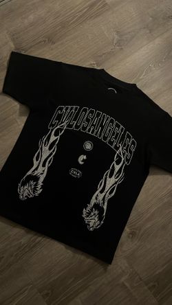 CVL Los Angeles black graphic t-shirt/ size-M