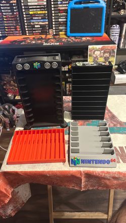 N64 and Nintendo switch game holders