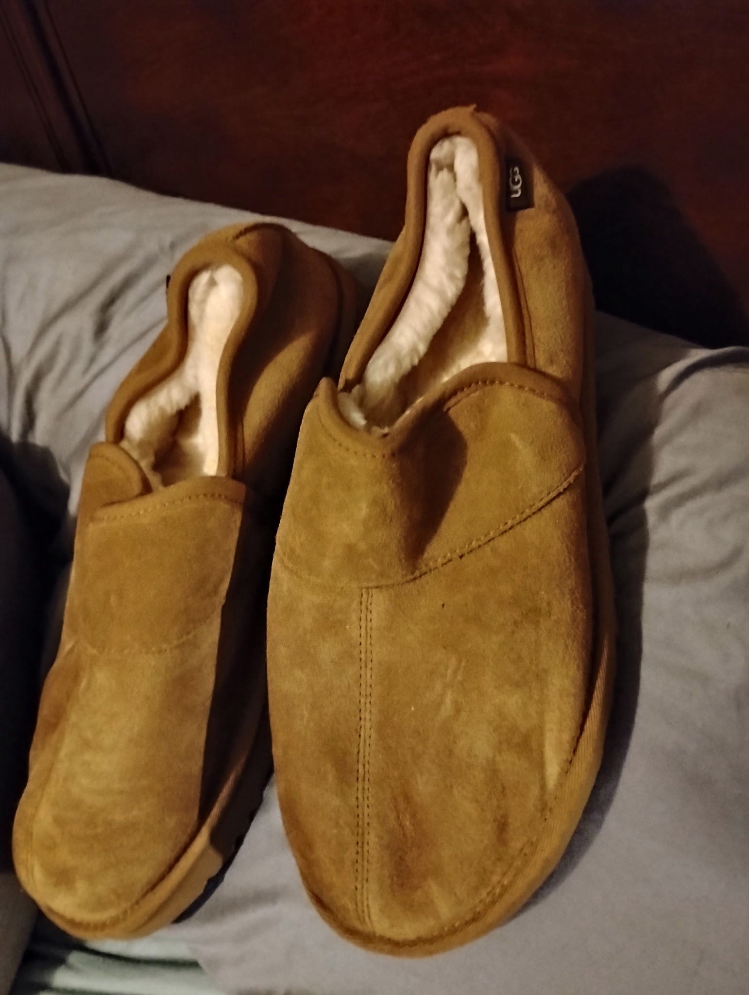 UGG Men's Scuff Romeo II Suede Slippers Size 9