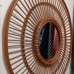 Large Round Decorative Mirror