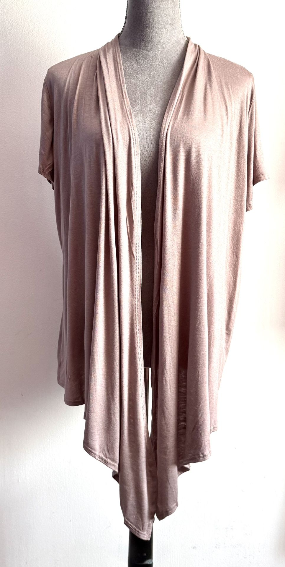 Taupe Cardigan, 3X