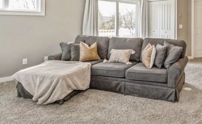 2-Piece Left Arm Facing Sleeper Sectional - *Free Delivery