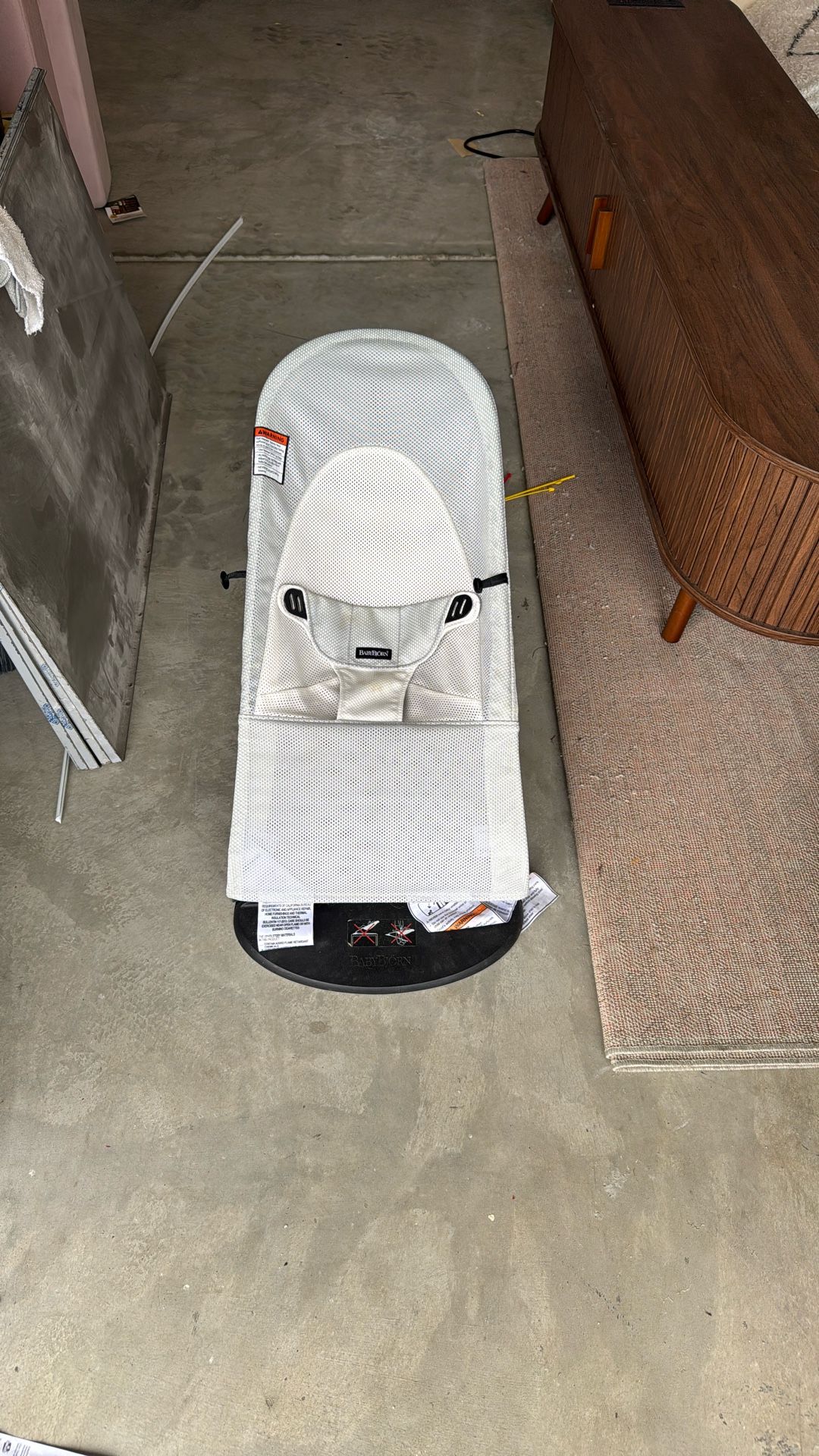 BabyBjörn Bouncer Balance Soft, Light Gray Frame Mesh Silver/Grey