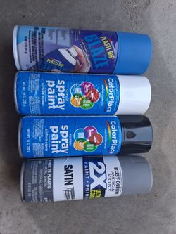 New spray  cans 5$ each
