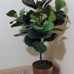 Artificial Plant Fiddle Leaf Ficus Lyrata 50 Inches 