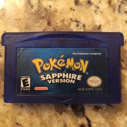 Nintendo Gameboy Advance GBA Pokemon Sapphire