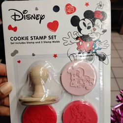 Mickey & Minnie Cookie Stamp Set 