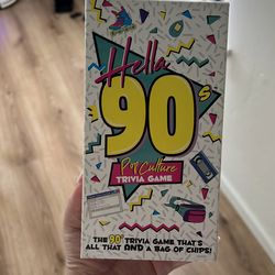 Hella 90’s pop culture trivia game