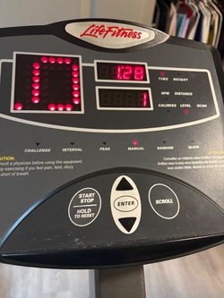 Life Fitness Exercise Bike Console