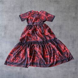 Vintage paisley dress size XS 