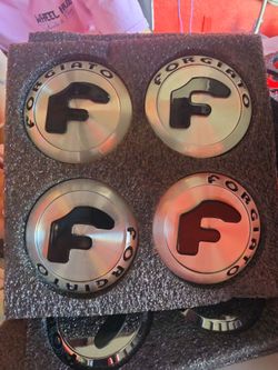 Forgiato Spinning center cap (set of 4)