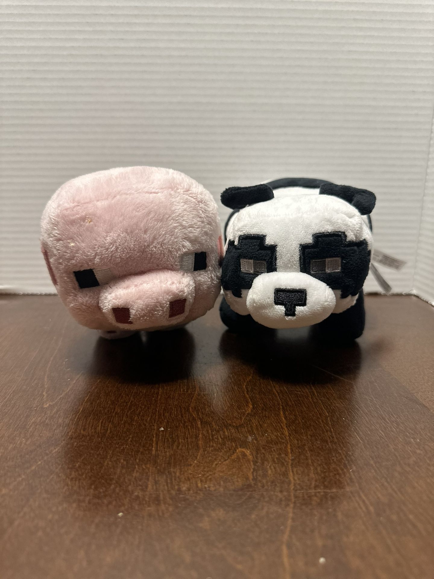 MOJANG Minecraft Panda & Pig 5” Plushies