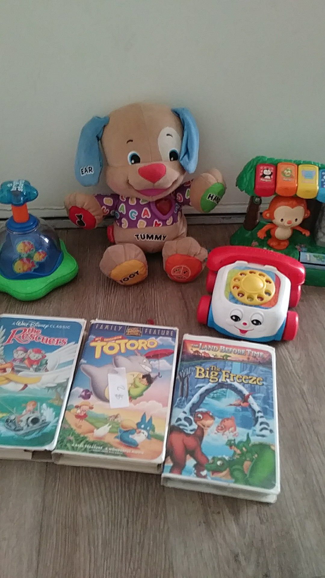 Kids toys and VHS