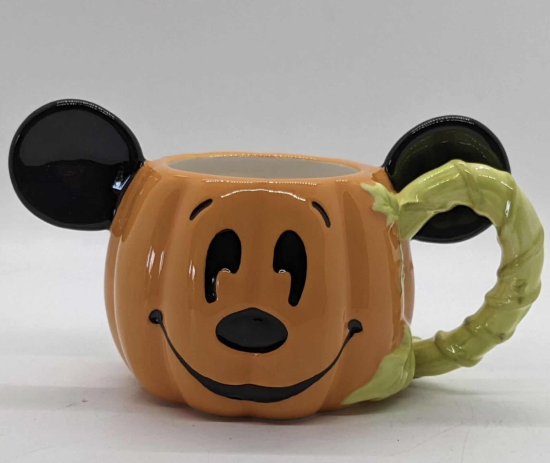 Disney Parks Mickey Mouse Happy Halloween Pumpkin Jack-O-Lantern Coffee Mug - Celebrate Today!