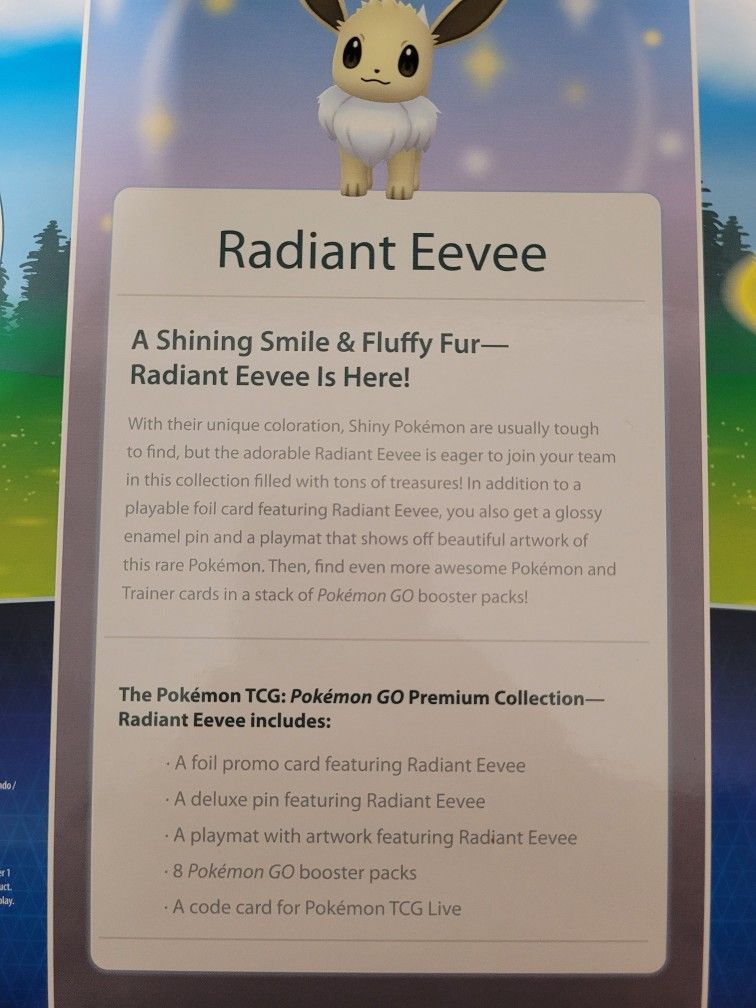 Premium Collection—Radiant Eevee - Pokemon TCG Code