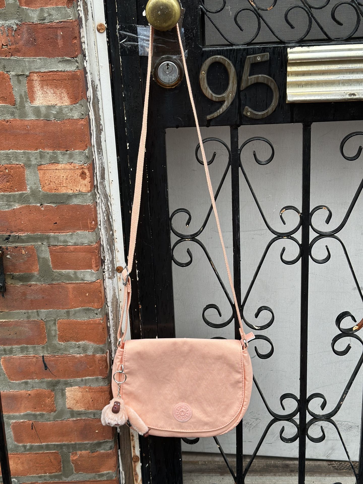 Kipling Peachy Pink Crossbody Bag