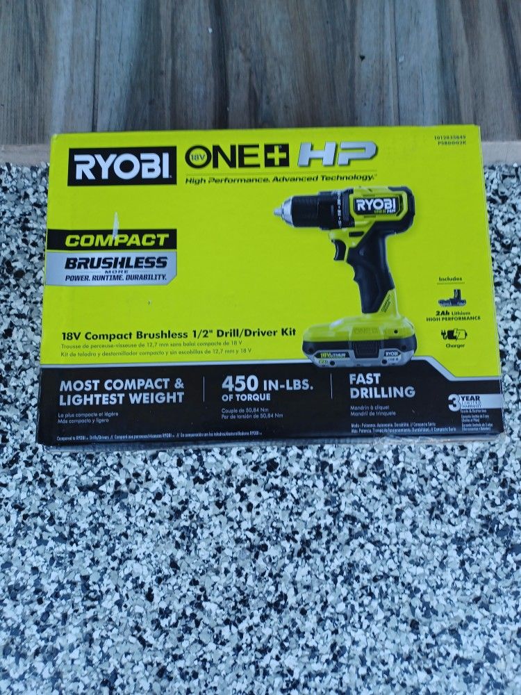 DRILL SET RYOBI
