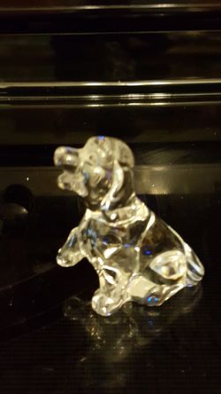 Princess House Lead Crystal Puppy