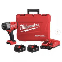 M18 FUEL 18V Lithium-Ion Brushless Cordless High-Torque 1/2 in. Impact Wrench w/Friction Ring Kit

