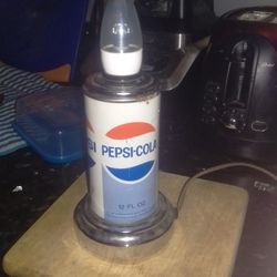 Vintage Pepsi cola lamp