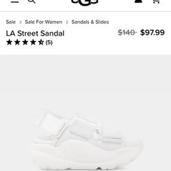 NWT Ugg Platform LA Street Sandal Size 10