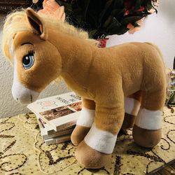 Build A Bear Plush Palomino Horse BAB 16”