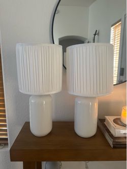 Ceramic lamps (set of 2)