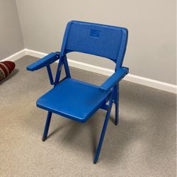 Vintage Hussey Stadium Chair Yankees Mets Blue 