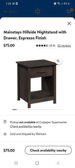 Nightstand Espressos Finish