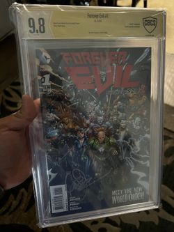 DC Forever Evil #1 Signed By Geoff Johns