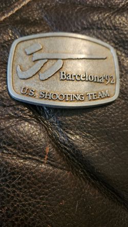 1992 BARCELONA US SHOOTING TEAM BELT BUCKLE