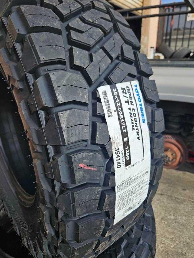 4 New LT 35-12.50-17 Toyo Open Country RT Trail Rugged All Terrain Tires 35 12.50 R17 Inch Tire Load E 10 Ply FREE Same Day Delivery Inland Empire