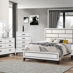BEDROOM SET  // AVAILABLE IN WHITE AND GRAY COLOR 