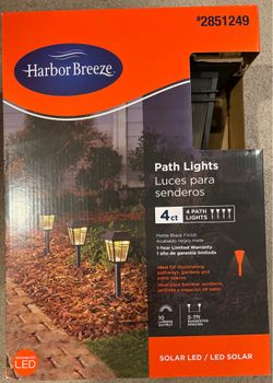 Path Lights LED Solar 4ct
